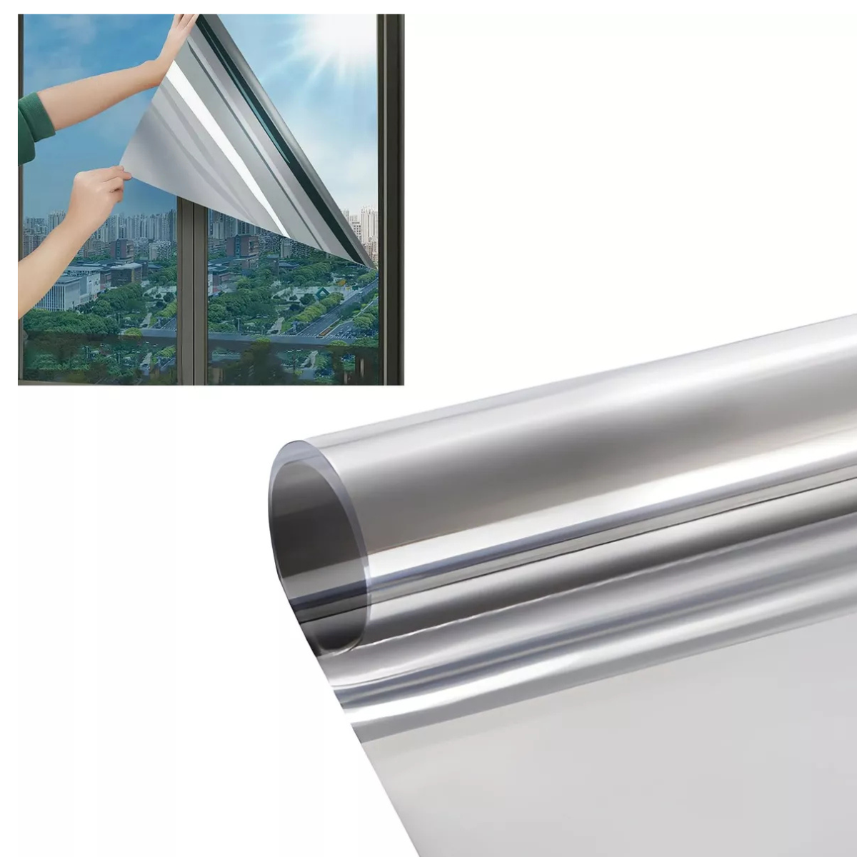 Vinil de Ventana Anti-UV 1 M x 60 CM